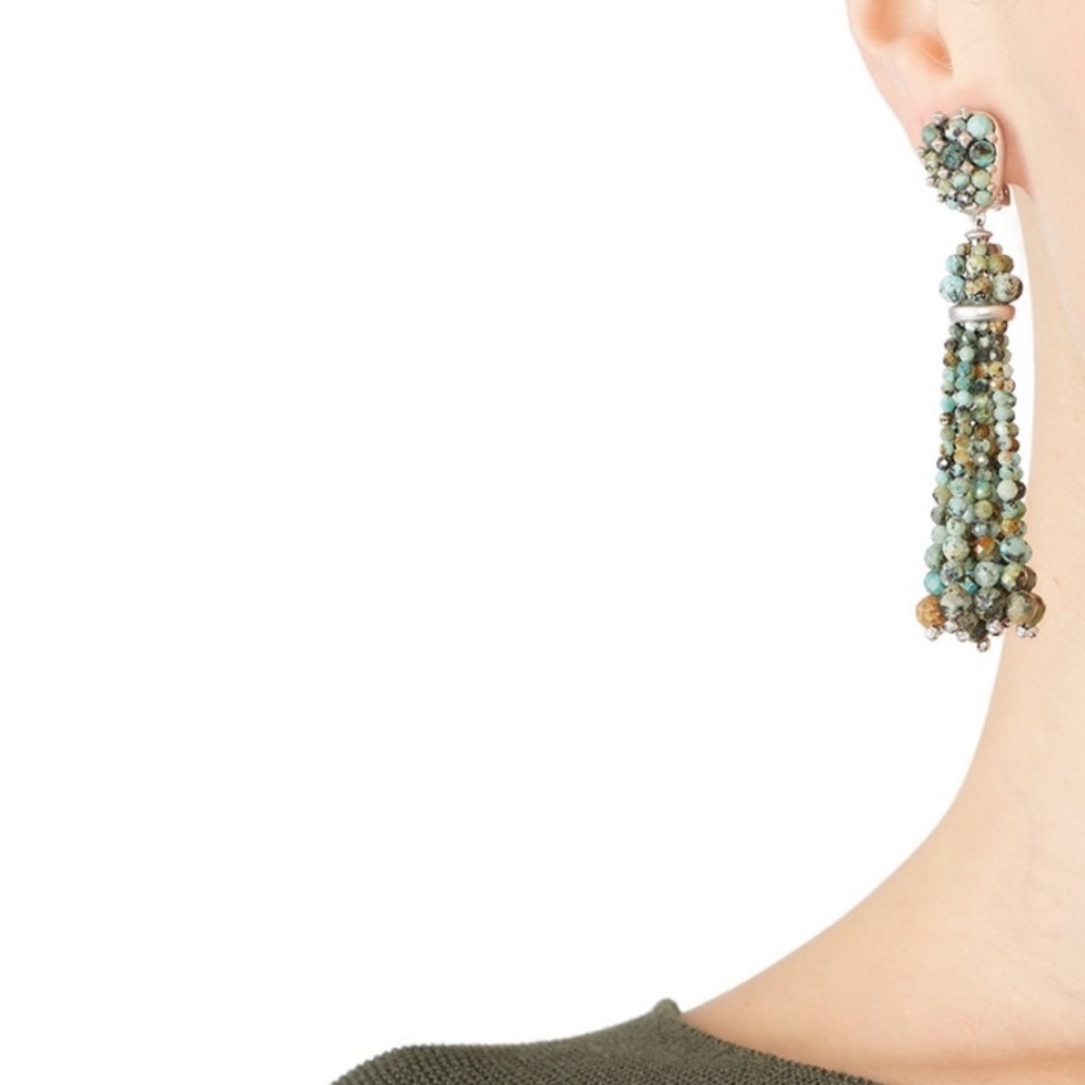 Kendra Scott Turquoise Cecily Statement Earrings NWT! ✨ - Picture 3 of 8